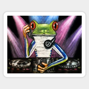 "DJ Frog" - Frog Life collection Sticker